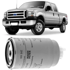 Filtro Combustível Ford F1000 F2000 F250 Mann-filter Wk842
