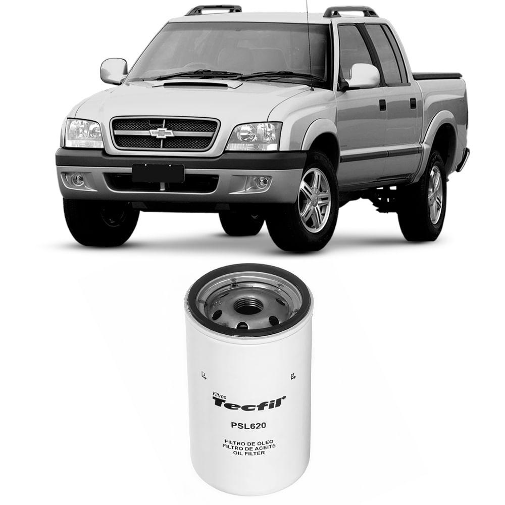 Filtro Óleo Gm Blazer S10 96 A 2006 Psl620 Tecfil