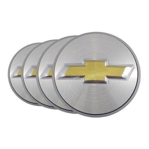 Jogo Calota Meio Centro De Roda Gm Vectra Elite 58mm Prata em Oferta na Shopee