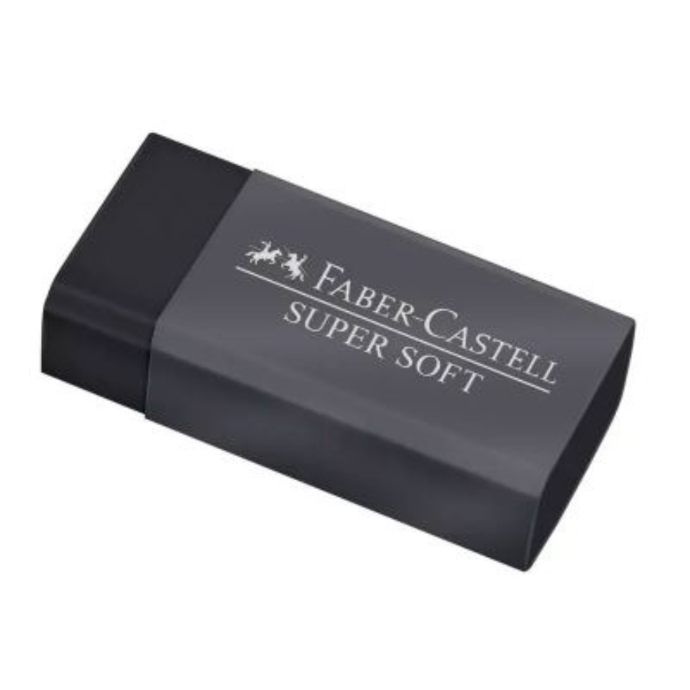 Borracha Escolar SuperSoft Faber-Castell em Oferta na Shopee
