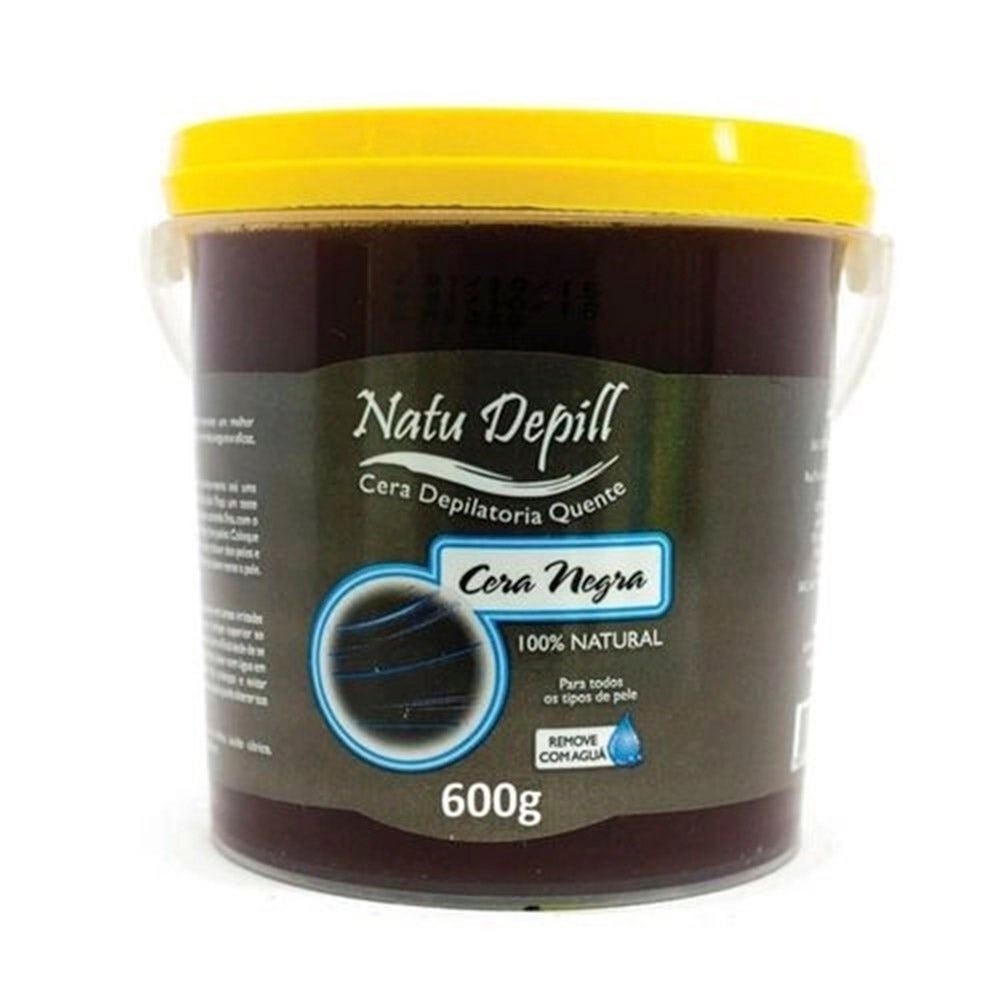 Cera Depilatória Natu Depill Negra 600g em Oferta na Shopee