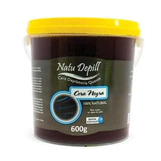 Cera Depilatória Natu Depill Negra 600g em Oferta na Shopee