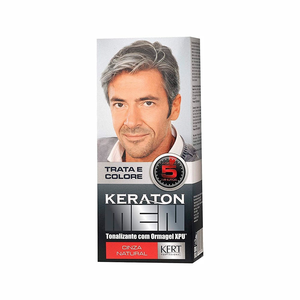Tonalizante Keraton Men Cinza Natural em Oferta na Shopee