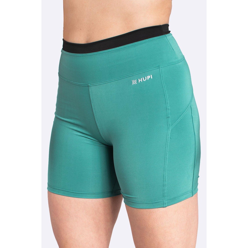 Bermuda Fitness Energi Feminina - Verde/Preto