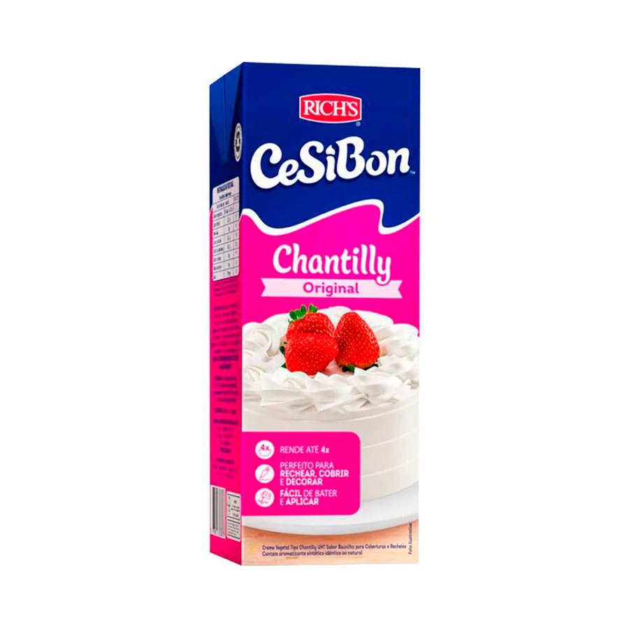 Chantilly Original - 1L - 1 unidade - Rizzo