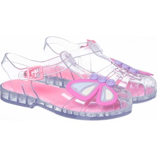 Sandália Infantil menina TRANSPARENTE + aplique BORBOLETA Camin em Oferta na Shopee