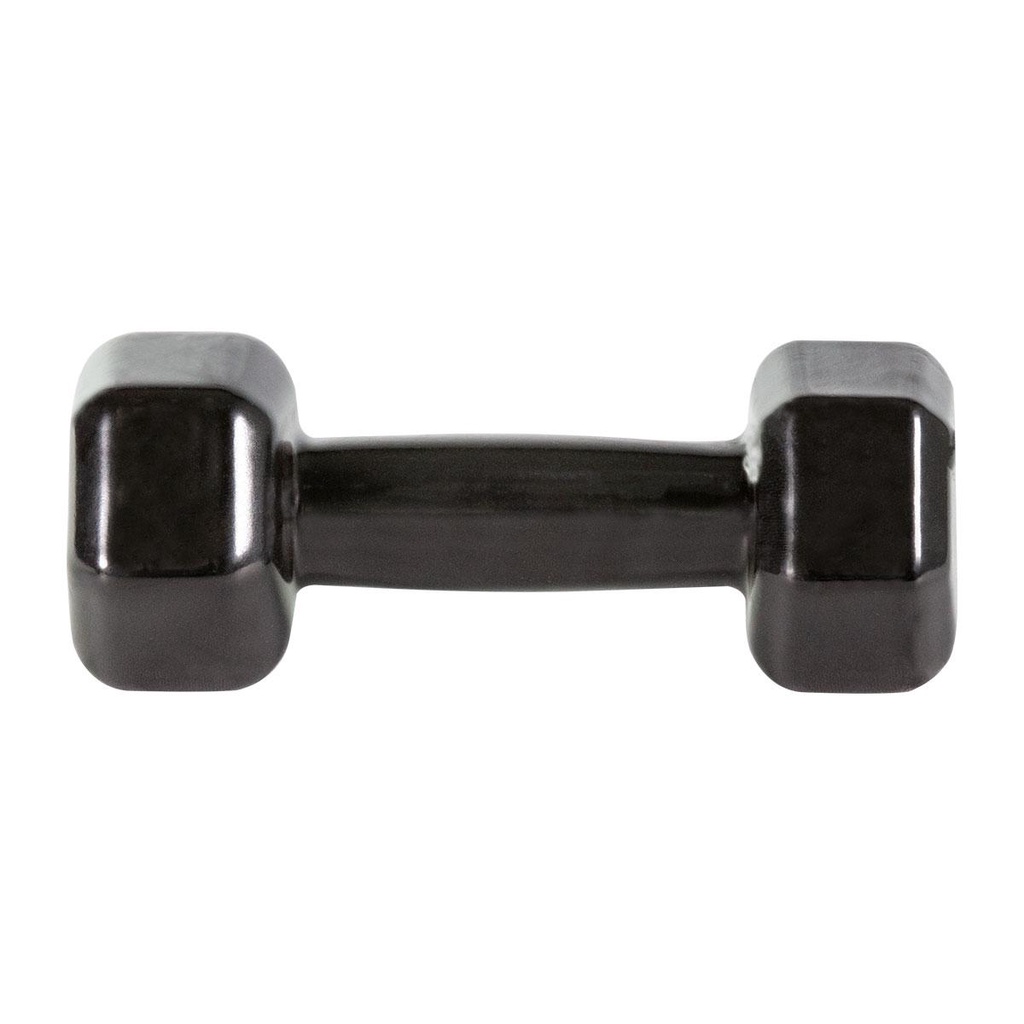 Dumbell Halter Sextavado Emborrachado 18kg Musculação Fit