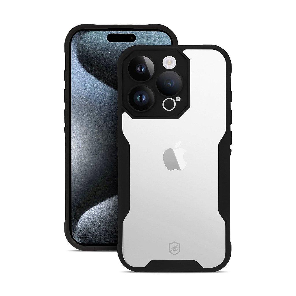 Capa Case Capinha Dual Sense iPhone 15 Pro Gshield Preta - Proteção Militar Antimpacto em Oferta na Shopee