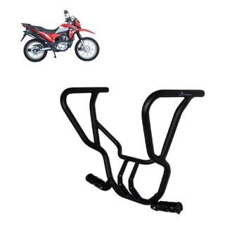 Protetor Carenagem Com Pedaleira Bros 160 2022 Preto em Oferta na Shopee