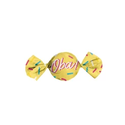 Papel Trufa - 15,5x14,5 cm - Oba Amarelo - 100 unidades - Cromus - Rizzo