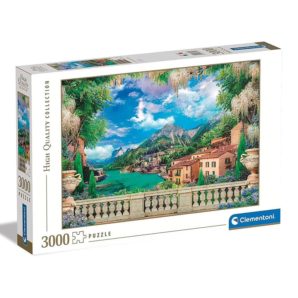 Puzzle 3000 Peças Terraço Exuberante - Clementoni - Imp.