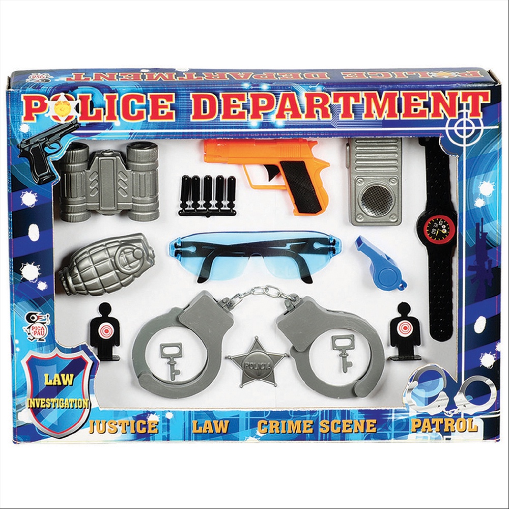 Brinquedo Police Departament Conjunto Infantil Pica Pau Brinquedos em Oferta na Shopee