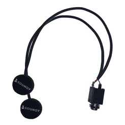 Captador De Contato Duplo Piezo Cavaco Ukulele Banjo Violao