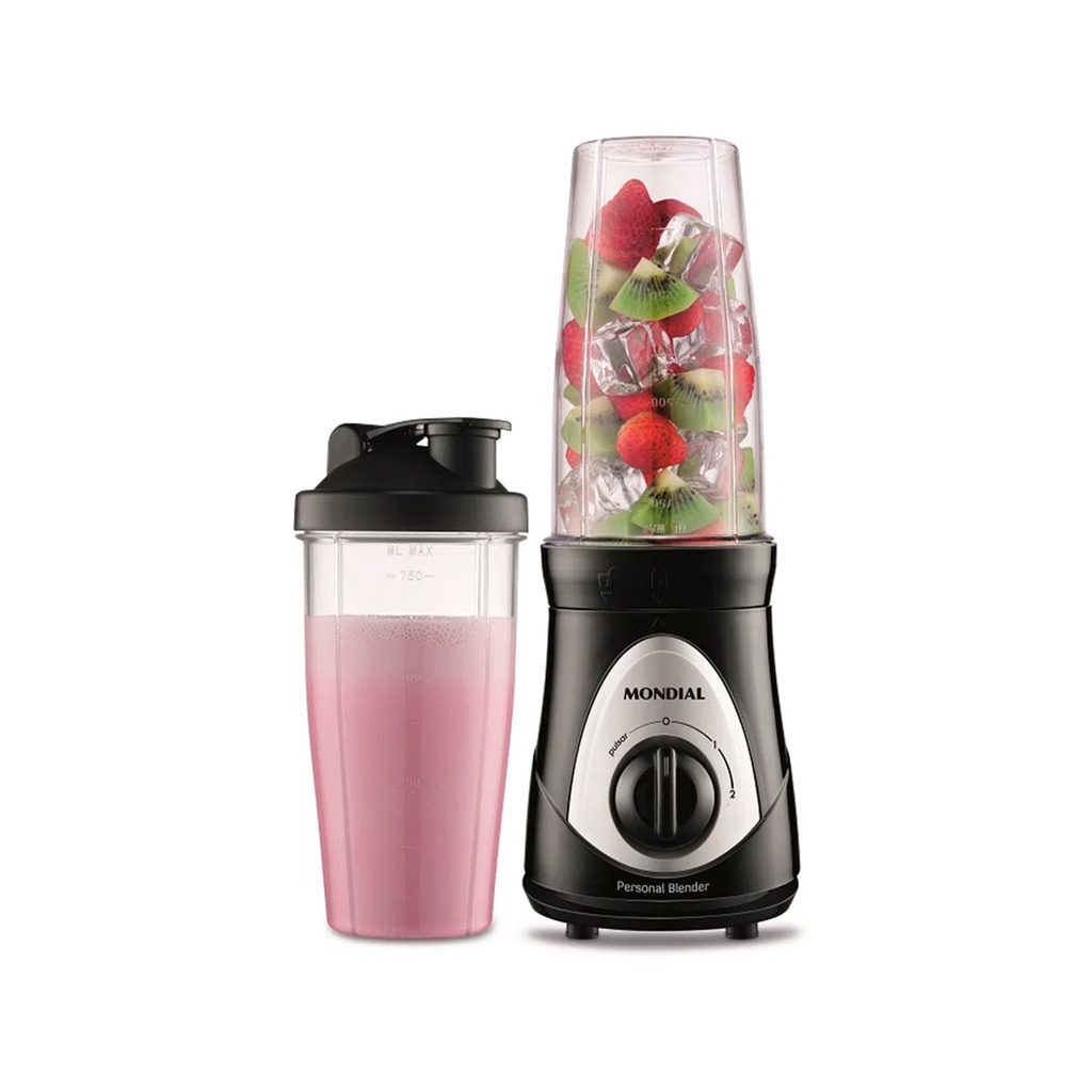 Liquidificador Portátil Personal Blender Mondial DG-01 750ml