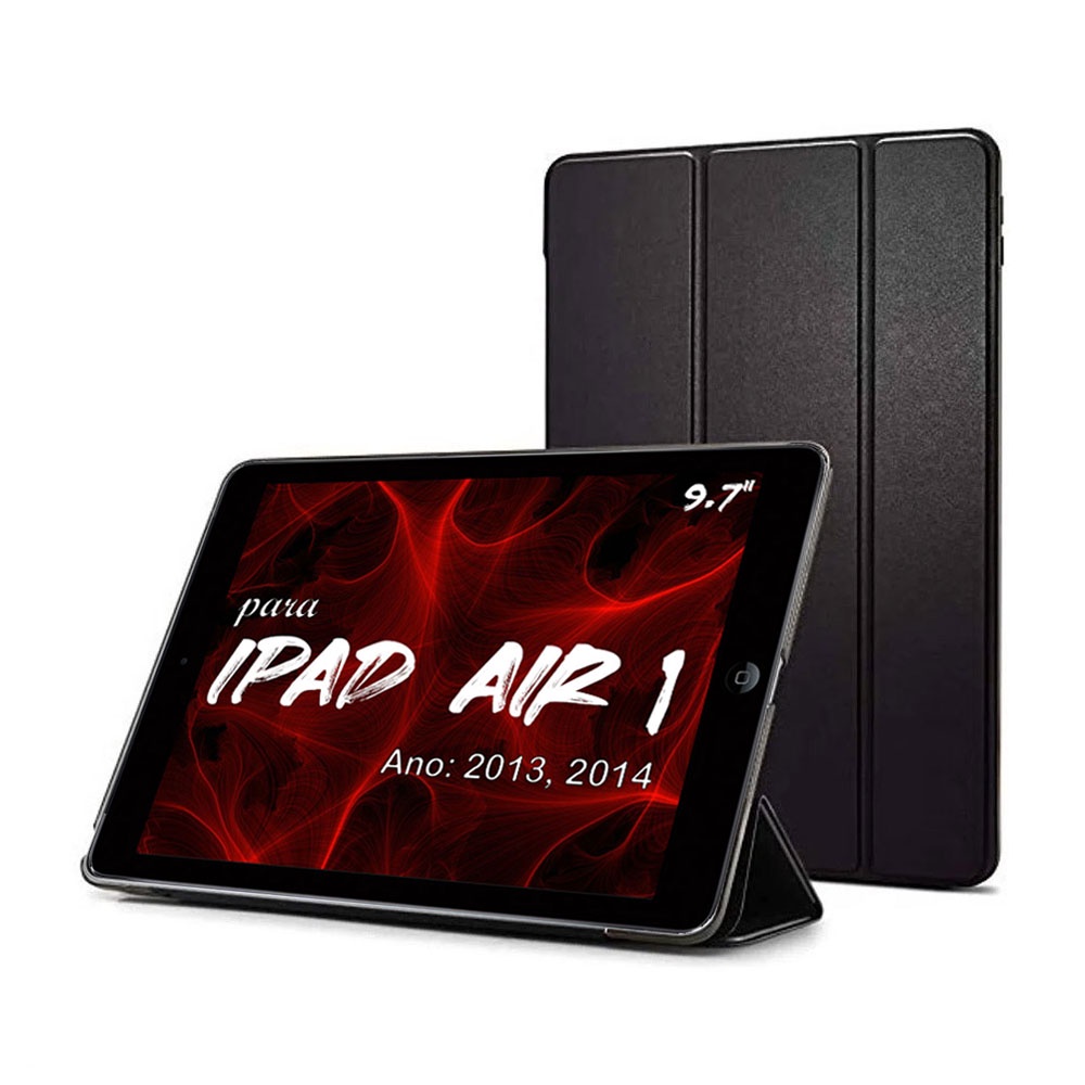 Capa Smart Case Para Apple iPad Air 1 (2013/2014) A1474 A1475 A1476 Função Sleep