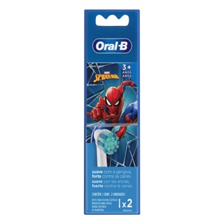 Refis Para Escova Elétrica Oral-B Spiderman 2 Unidades em Oferta na Shopee