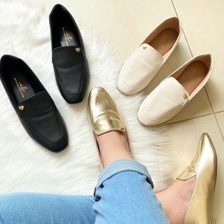 Mocassim Feminino Sapatilha Metalizada Confortável