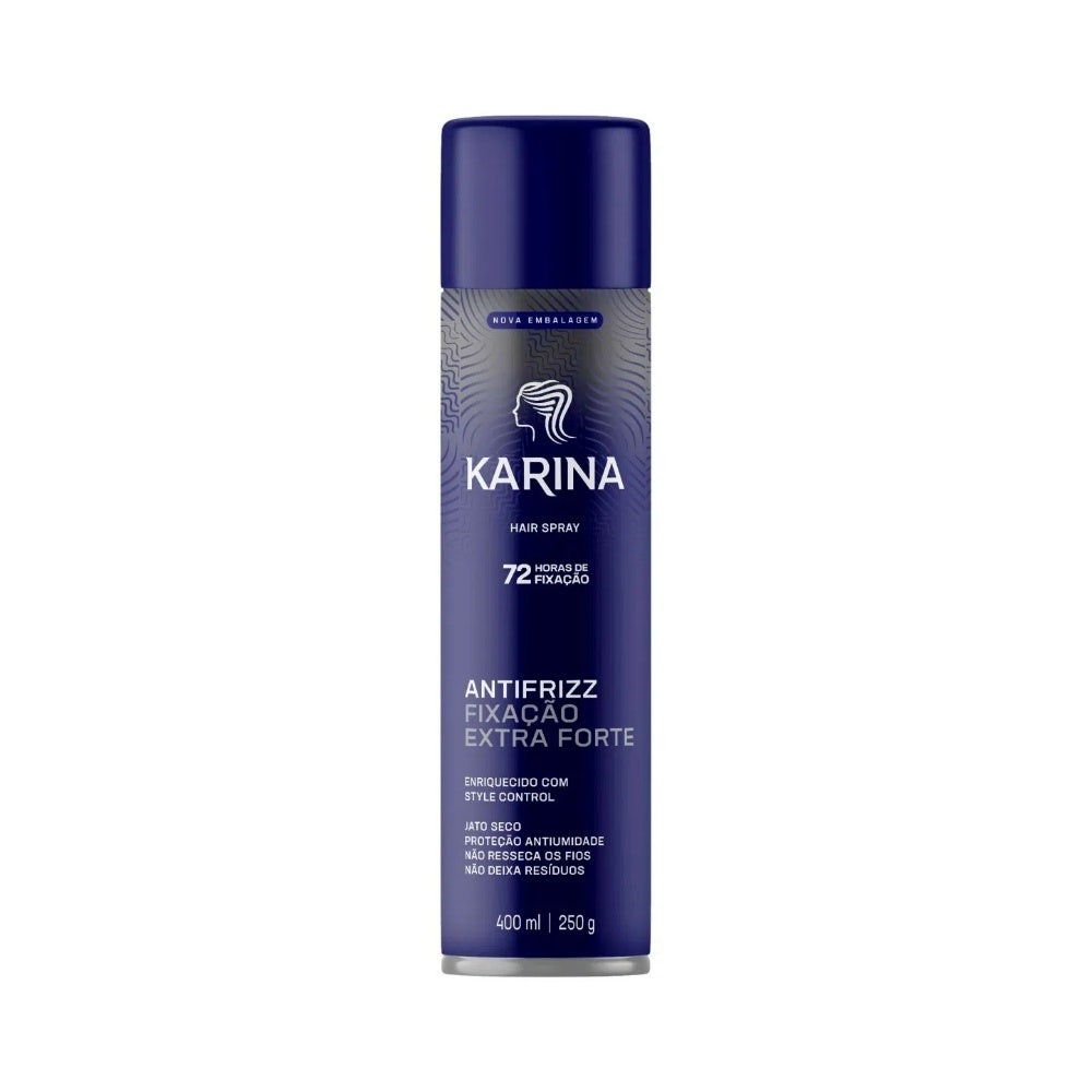 Hair Spray Karina Controle E Volume Extra Forte 400Ml em Oferta na Shopee
