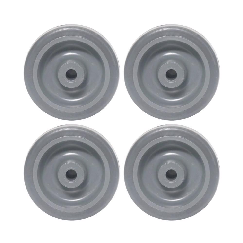 Roda PVC 4 POL Até 65kg 4 Unidades R412BPSM SCHIOPPA em Oferta na Shopee