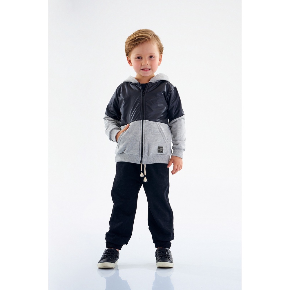 Jaqueta Infantil Masculina em Moletom Up Baby em Oferta na Shopee
