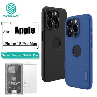 Capa Nillkin Super Frosted Shield Pro Para iPhone 15 Pro Max 15 Pro Telefone Ultra Fina TPU + PC Anti-Impressão Digital Traseira À Prova De Choque em Oferta na Shopee