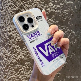 CCL avançado fosco capa rígida vans capa de marca europeia e americana da moda aplicável IPhone 11 12 13 14 15 pro Max 14plus 15plus capa protetora iPhone 12promax 13promax 14promax