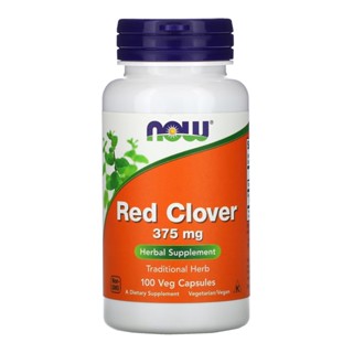 Trevo Vermelho 375mg Now Foods 100 Veg Caps Importado