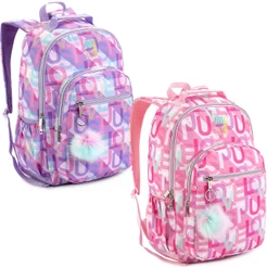 Mochila Feminina Escolar Meninas Passeio Material Viagem