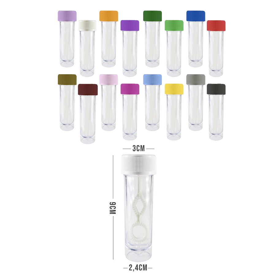 Mini Tubete Lembrancinha Bolha de Sabão 9cm 10 unidades em Oferta na Shopee