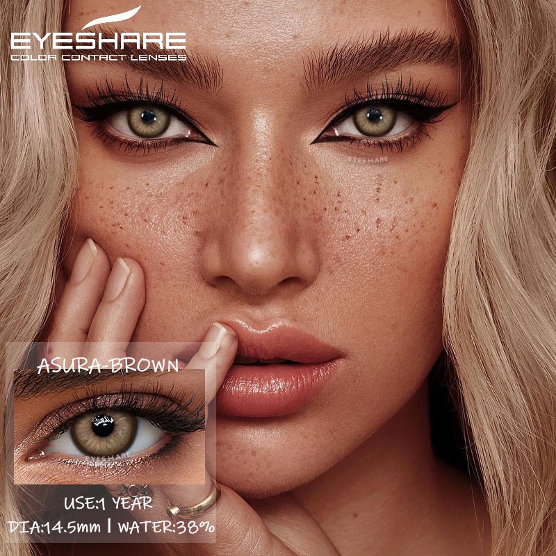 EYESHARE 1lente De Contato Colorida Para Os Olhos Lentes Coloridas Verdes