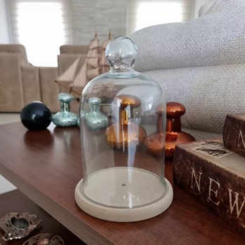 Redoma Cúpula De Vidro Com Pegador E Base ( PROMOÇÃO )