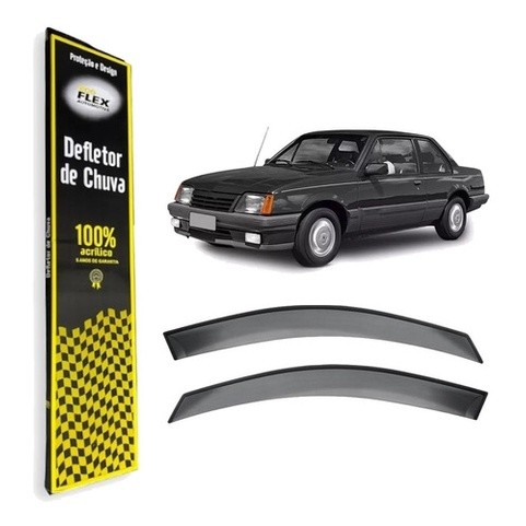 Defletor Calha de Chuva Monza 1982 a 1996 Tubarão2 Portas Ecoflex
