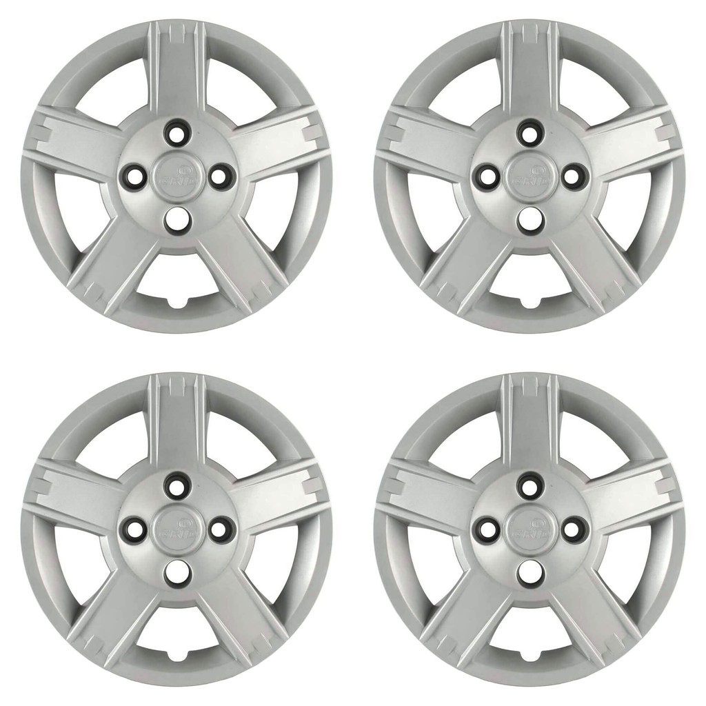 Calota Aro 14" cor Prata Mod Fiesta Hatch/Sedan 2008/10 (Jogo c/ 4 Calotas) Grid - 014CB-PTA-E em Oferta na Shopee