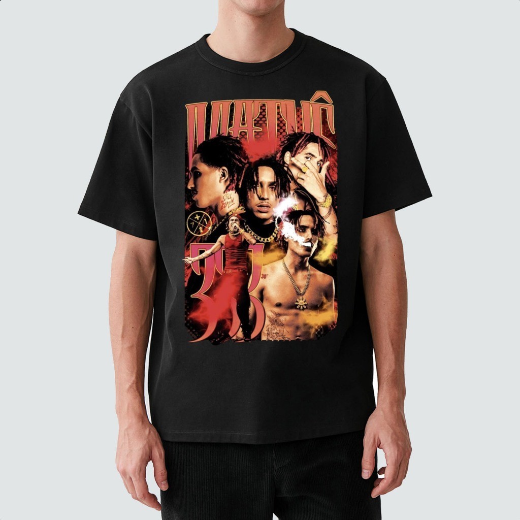 camisa Camiseta Personalizada MATUE Trap hip Hop Rap Algodão Casual Camisa Premium UNISSEX