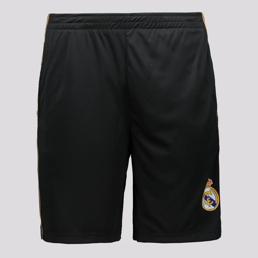 Bermuda Real Madrid Dry Preta - Men Clothes