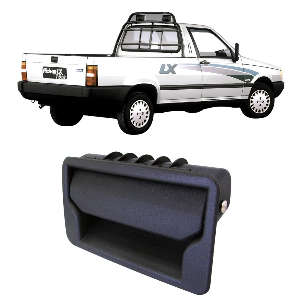 Maçaneta Fiorino Pick up Tampa Traseira 1991 1992 Até 2004 em Oferta na Shopee