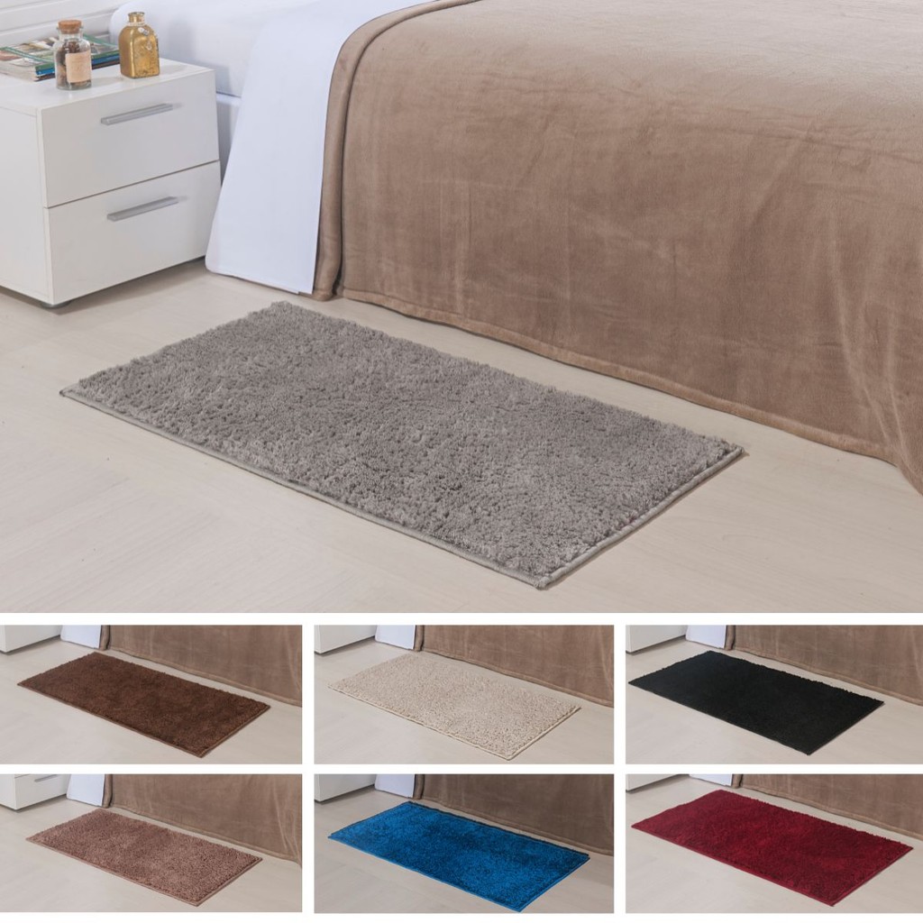 Tapete Beira de Cama Oásis Classic 0,50x1,00m Super Macio em Oferta na Shopee