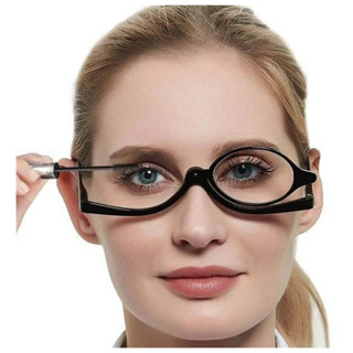 Óculos De Maquiagem Cilios Sobrancelha Com Grau Aumento Lentes Prontas Para Uso Presbiopia Lupa Make em Oferta na Shopee