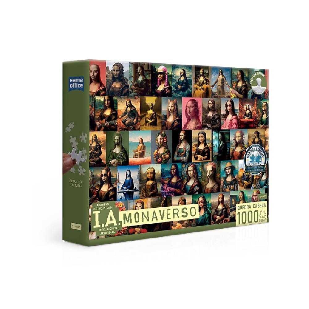 Quebra-Cabeça IA Monaverso 1000 Peças - Toyster em Oferta na Shopee