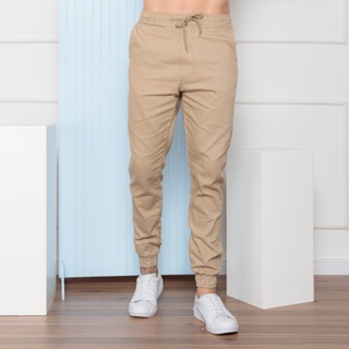 Calça Jogger Masculina Punho Lycra Elastano Jeans sarja militar loja de fábrica Tempo limitado de oferta em Oferta na Shopee