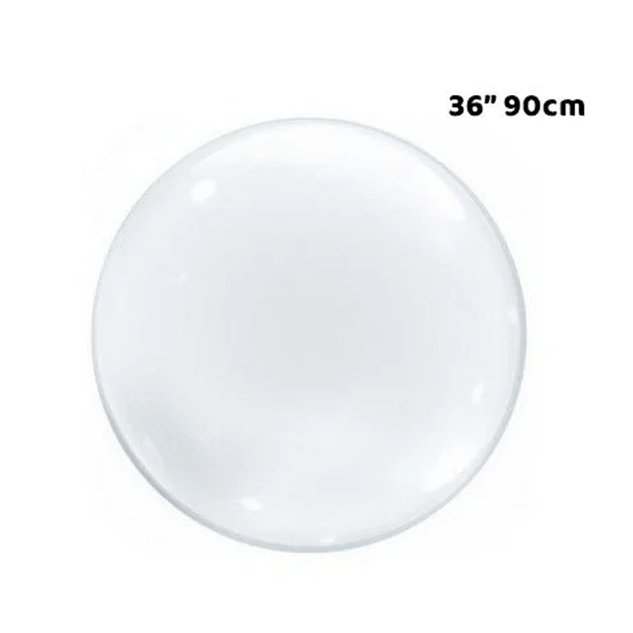 Balão Bubble Transparente - 36" 90cm - 05 Unidades - Bobo Balloon