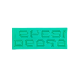 Molde de Silicone Numeros Digital - 1 unidade - Prime Chef - Rizzo