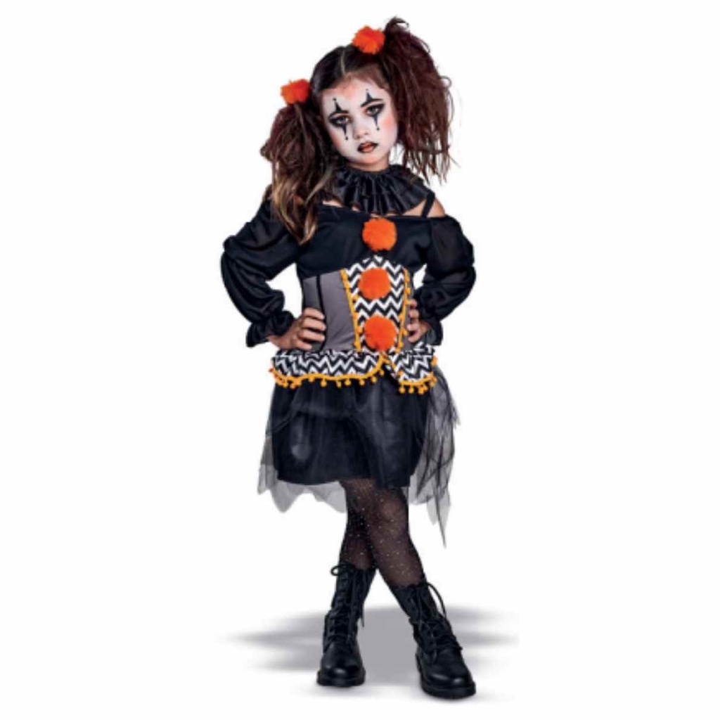 Fantasia Pierrot Infantil Fantasia Halloween Menina