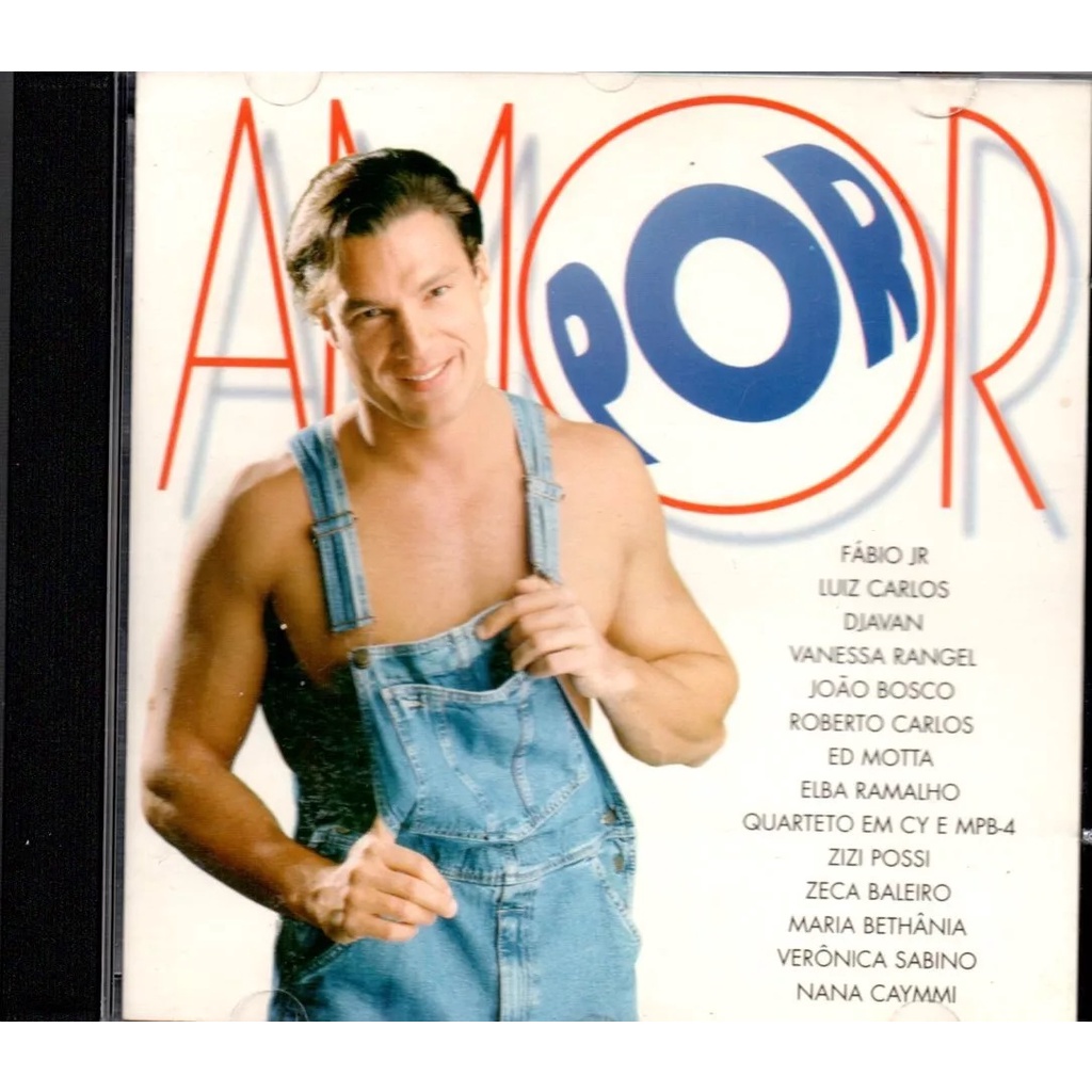 Cd Por Amor Nacional - Fabio Jr - Djavan - Roberto Carlos