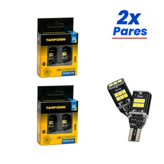 Kit 4 Lâmpadas Led Auto Canbus Farolete T15 12v 15 Leds Carro em Oferta na Shopee