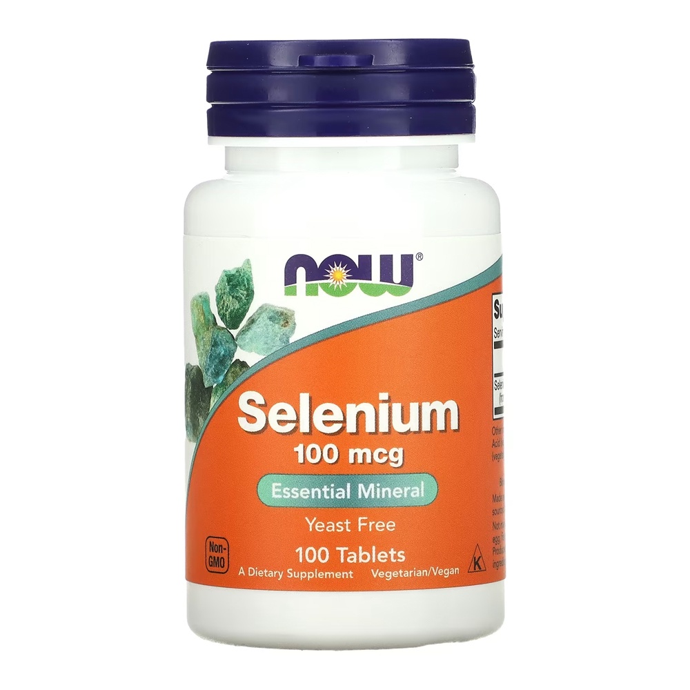 Selênio 100mcg Now Foods Selenium 100 Talets - Health