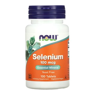 Selênio 100mcg Now Foods Selenium 100 Talets