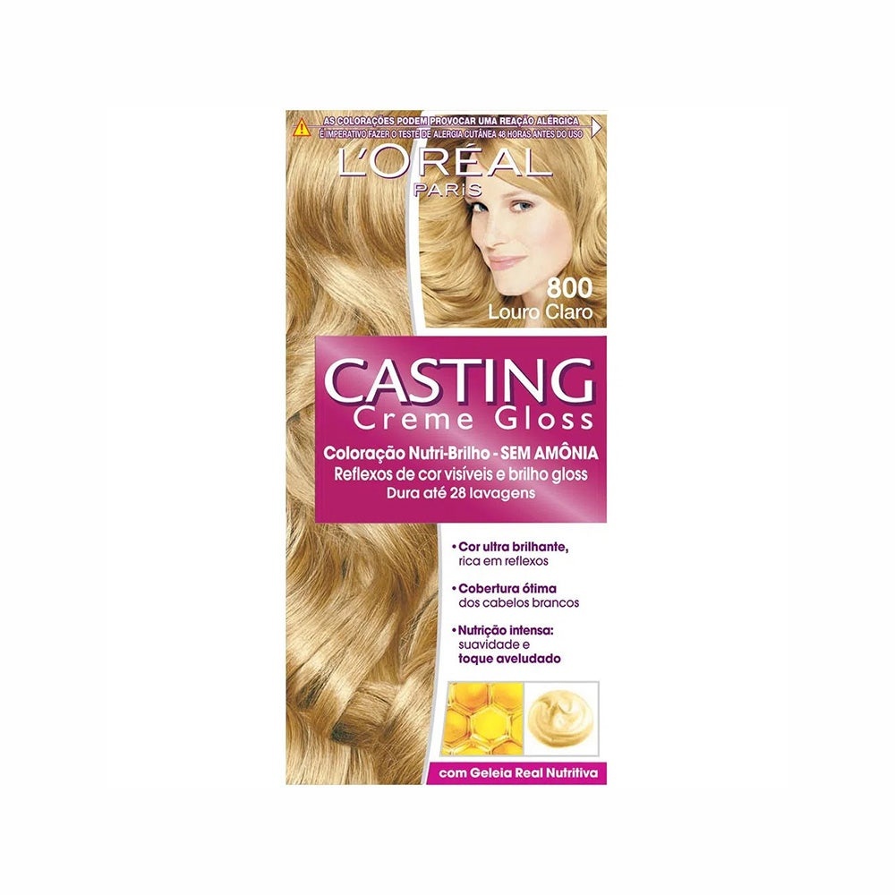 Tonalizante Casting Creme Gloss 800 Louro Claro em Oferta na Shopee