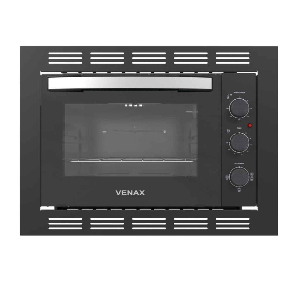 Forno Eletrico de Embutir Venax 45L Grand Gourmet Preto