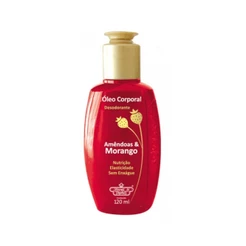 Óleo Corporal Flores e Vegetais Amêndoas e Morango 120ml